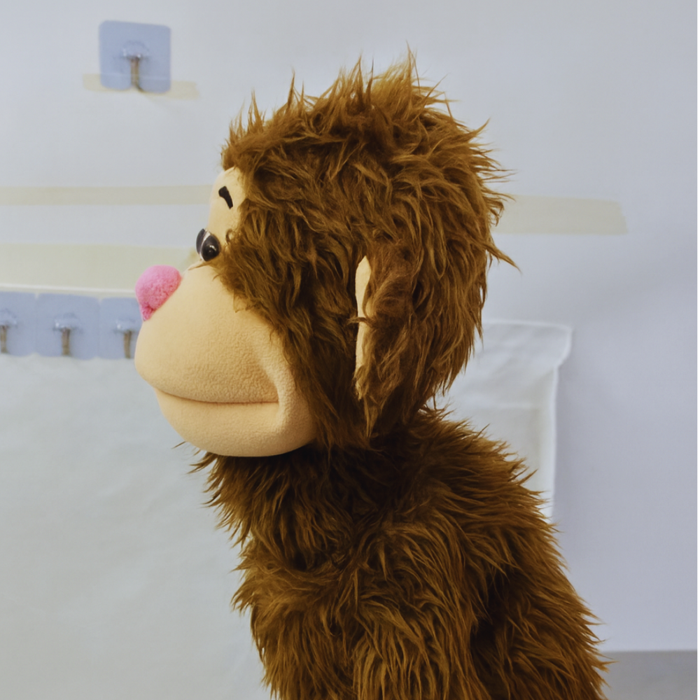 PRE-ORDER Elroy - Full-Body Brown Monkey Puppet (24"/60cm) Shipping October