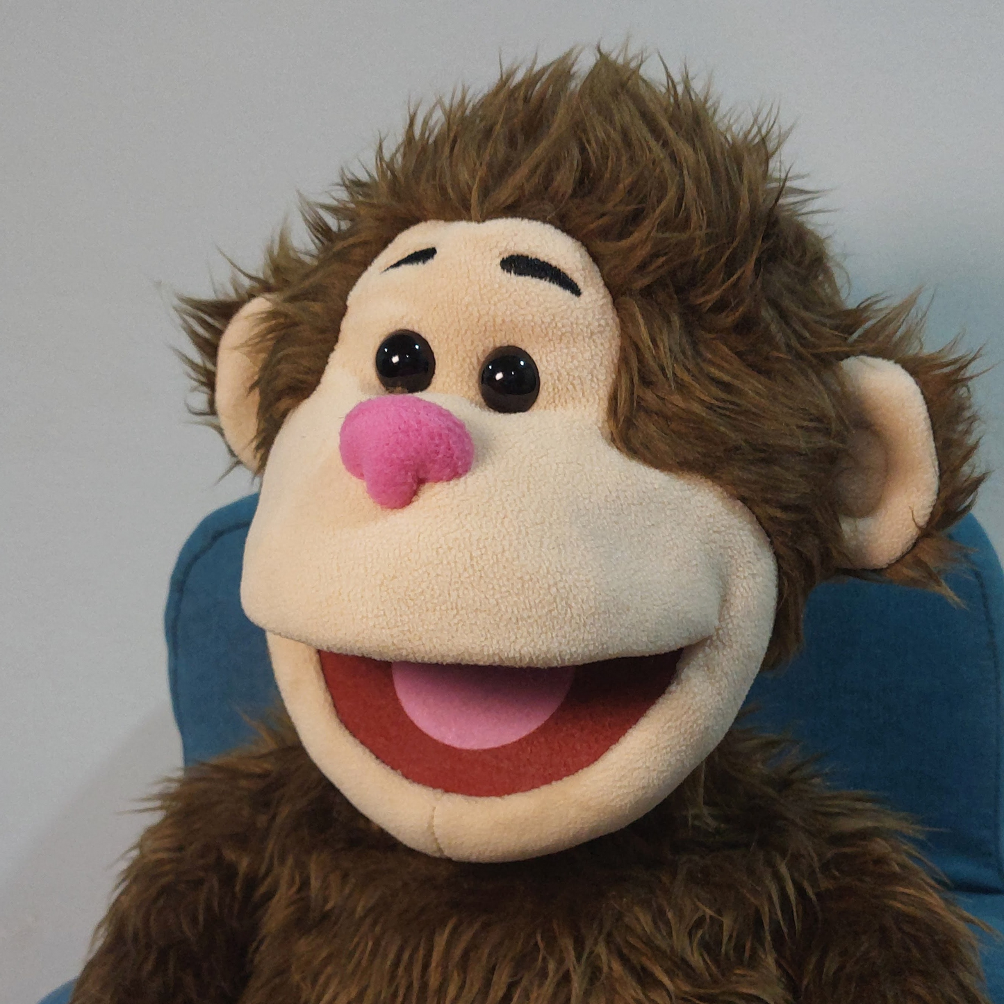 PRE-ORDER Elroy - Full-Body Brown Monkey Puppet (24"/60cm) Shipping October