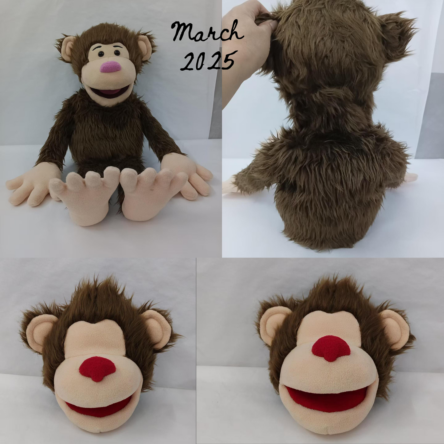 Pubbet 14: Elroy 60cm/24" Full-Body Monkey Puppet with Carry Bag