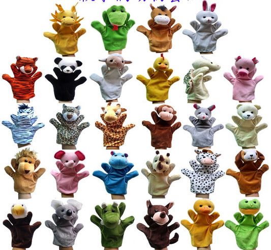 Jungle Pals Animal Hand Puppets – 28 Interactive Plush Characters for Imaginative Play & Learning