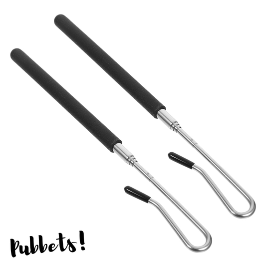 Pubbets Extendable Arm Rod Set – 20 to 54.5cm Lightweight & Flexible Control for Puppetry