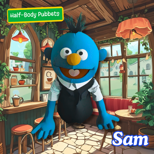 Half-Body Pubbet 'Sam' - Premium 35cm Hand Puppe