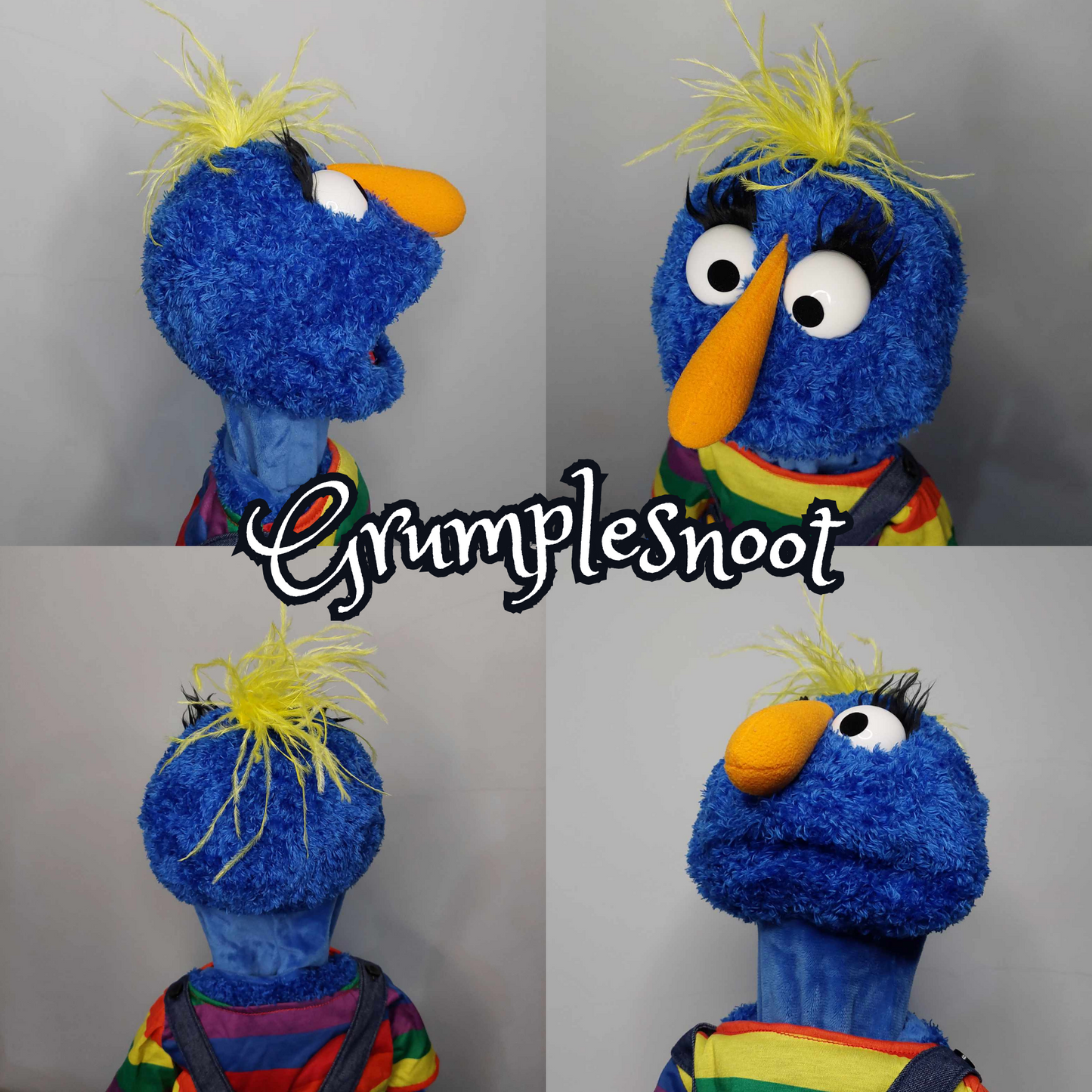 Pubbet 11: 'Grumplesnoot' 23" Full Body Furry Monster Hand Puppet Set CLEARANCE SALE