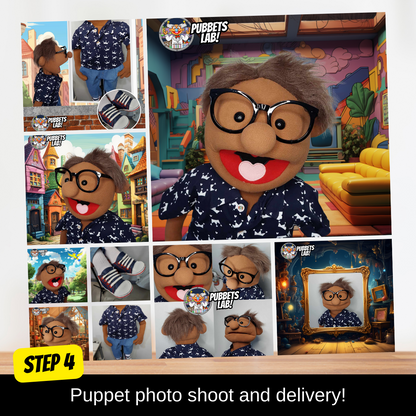 Pubbets Lab - Design Your Own 32” Puppet - Custom Built Handmade Puppet with High-Quality Materials