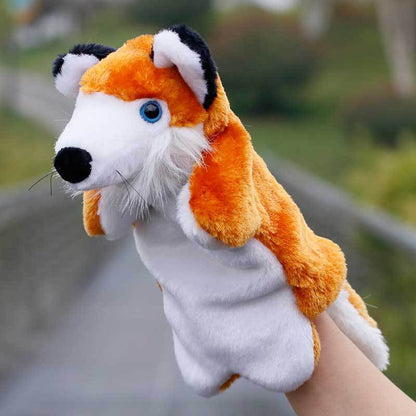 Foxy Friends Hand Puppet – Brown & Grey Variants for Creative Storytelling