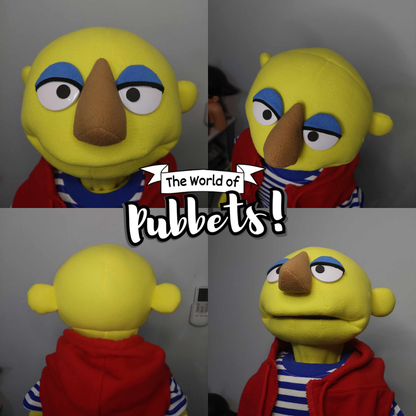 Alan - Premium Full-Body Yellow Man Puppet