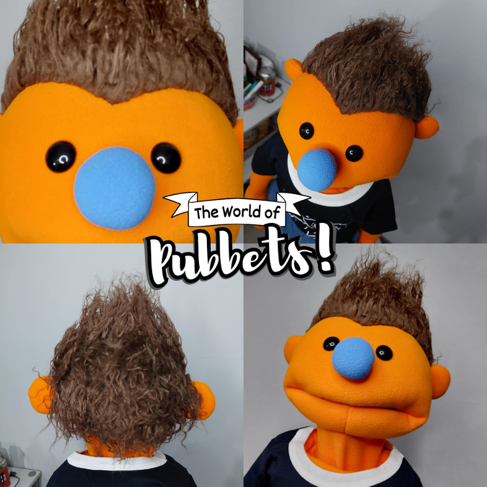 Cosmo- Premium Full-Body Orange Boy Puppet