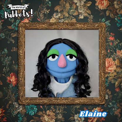 Elaine - Premium Full-Body Blue Girl Puppet