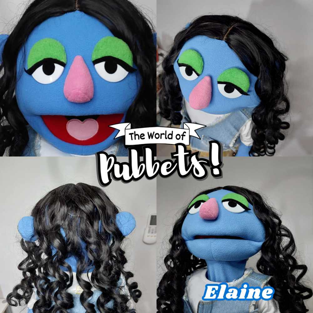 Elaine - Premium Full-Body Blue Girl Puppet