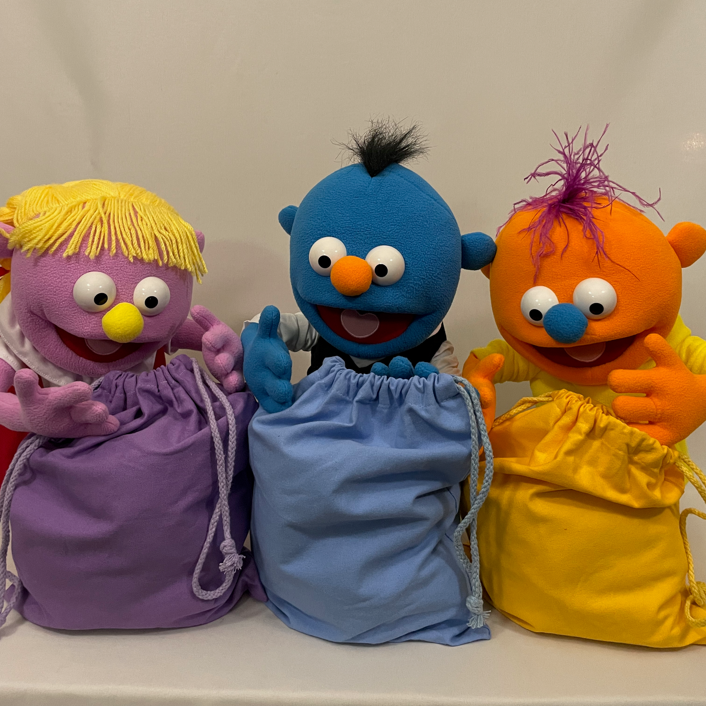 Pubbet Sidekick Bundle - 3 Premium 35cm Hand Puppets with Carry Bags SAVE 10%