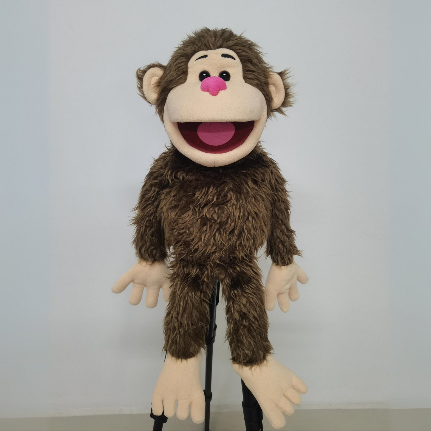 PRE-ORDER Elroy - Full-Body Brown Monkey Puppet (24"/60cm) Shipping October