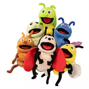 Buggy Buddies 35-40cm Insect Hand Puppets.