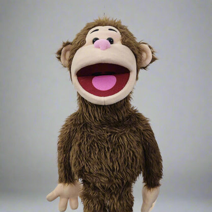 PRE-ORDER Elroy - Full-Body Brown Monkey Puppet (24"/60cm) Shipping October