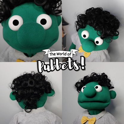 Mortimer- Premium 28" Full-Body Curly Haired Boy Puppet