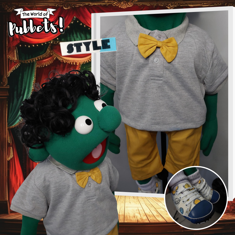 Mortimer- Premium 28" Full-Body Curly Haired Boy Puppet