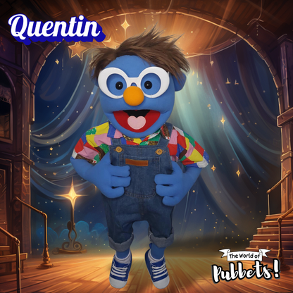 Quentin – The Inventor of Colors | Premium 28" Full-Body Puppet with Unique Outfit