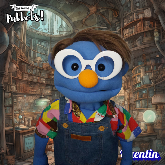 Quentin – The Inventor of Colors | Premium 28" Full-Body Puppet with Unique Outfit