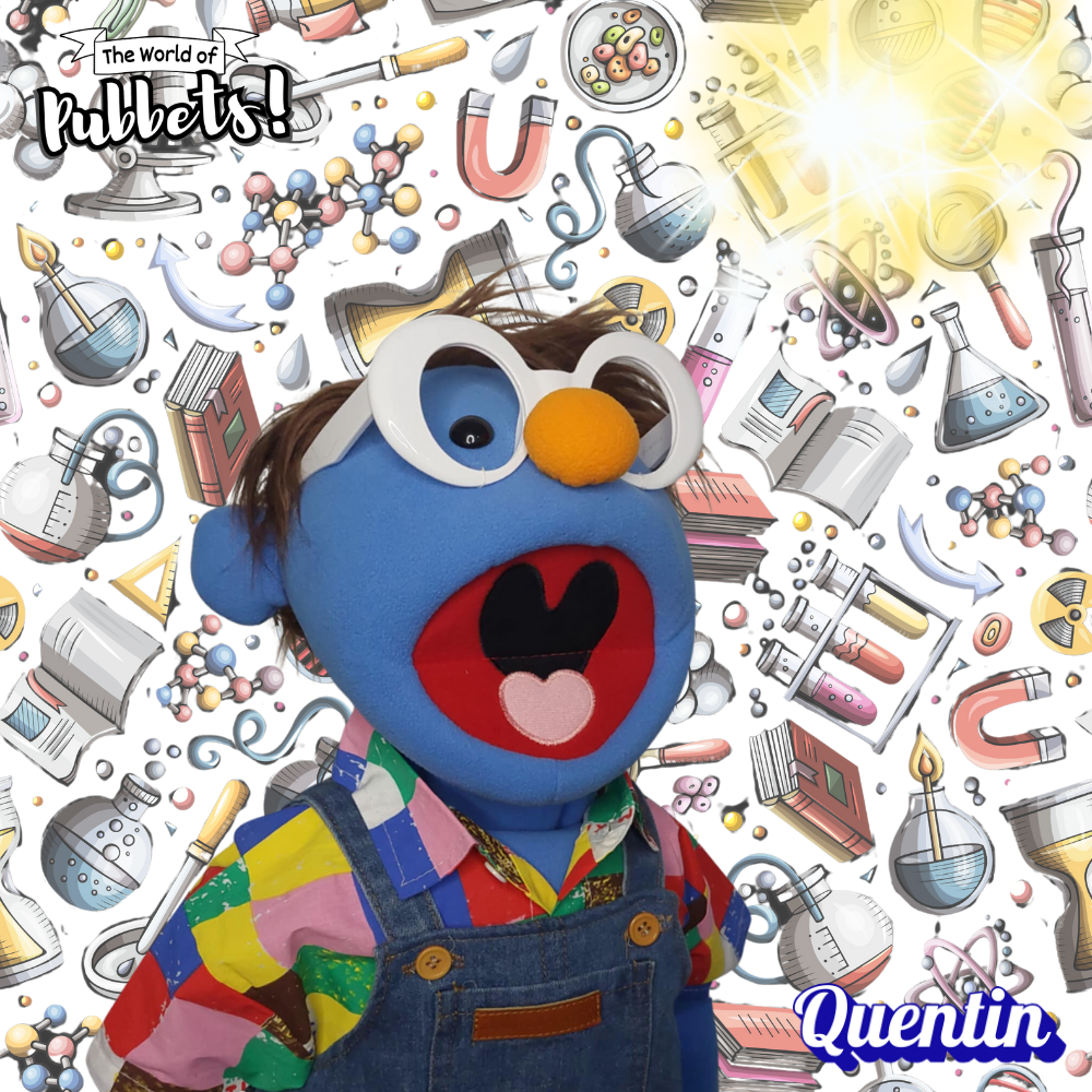 Quentin – The Inventor of Colors | Premium 28" Full-Body Puppet with Unique Outfit