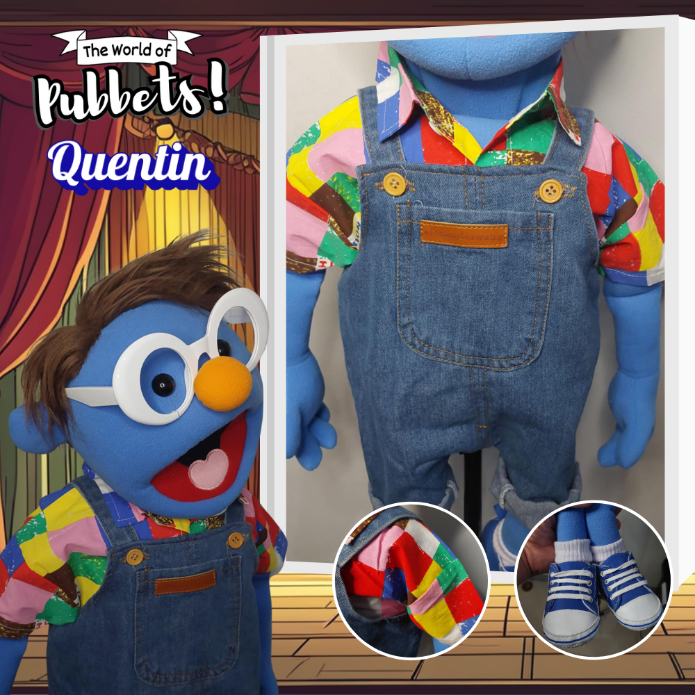 Quentin – The Inventor of Colors | Premium 28" Full-Body Puppet with Unique Outfit