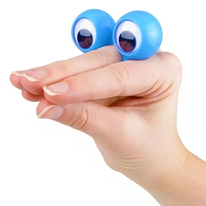 10 Pcs Eye Finger Puppets - Interactive Toys for Kids, Antistress Gadgets, and Puppetry Practice