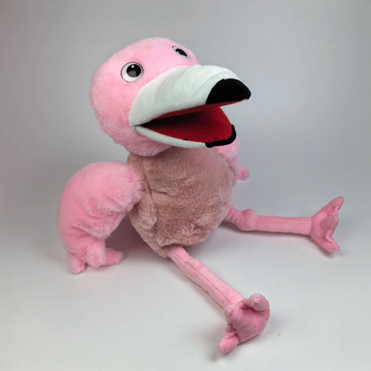 Interactive Plush Bird Hand Puppets - 6 Adorable Characters: Peacock, Flamingo, Bald Eagle, Owl, Parrot, Toucan