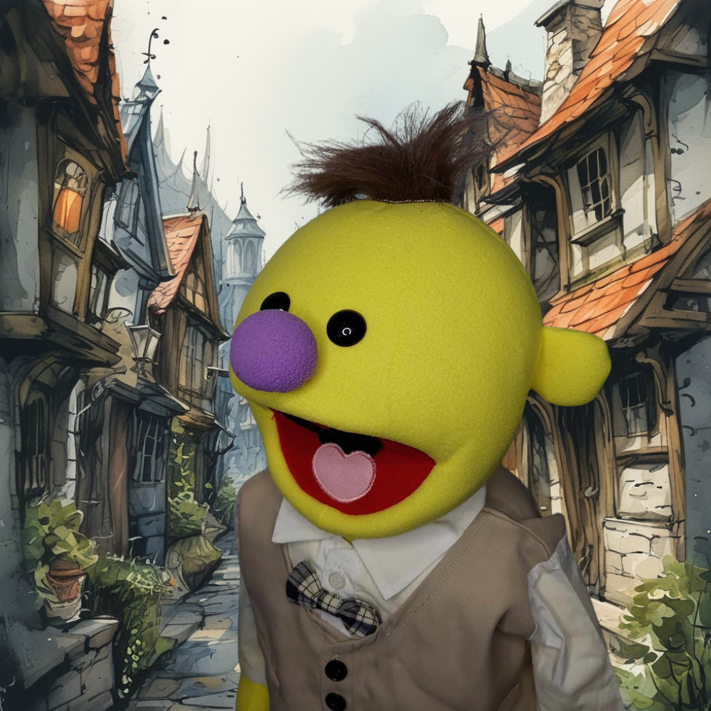 Wyatt - Premium Full-Body Yellow Boy Puppet