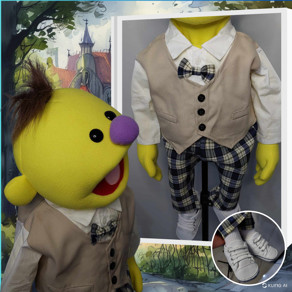 Wyatt - Premium Full-Body Yellow Boy Puppet