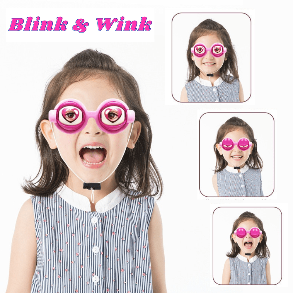 Big World Enterprises glasses Blink & Wink Novelty Glasses - The Ultimate Selfie Accessory!