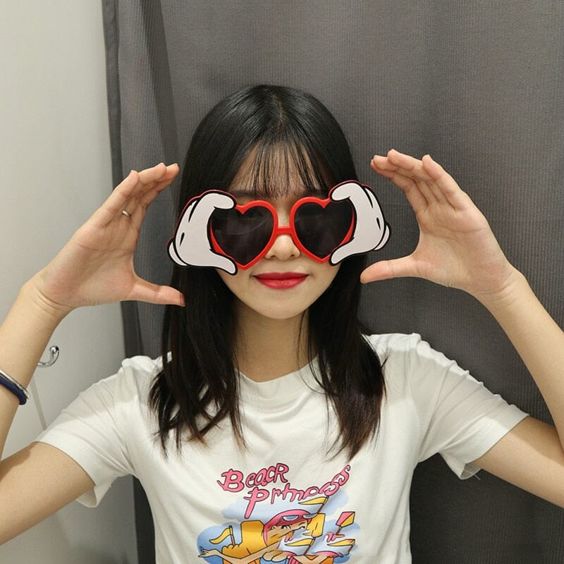 Big World Enterprises glasses Heart Hands / Other Sunny Surprises - 24 Novelty Sunglasses to Choose From!