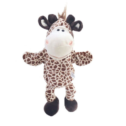 Big World Enterprises puppet Giraffe Pubbets Zoo 35cm Moving Mouth Animal Puppets