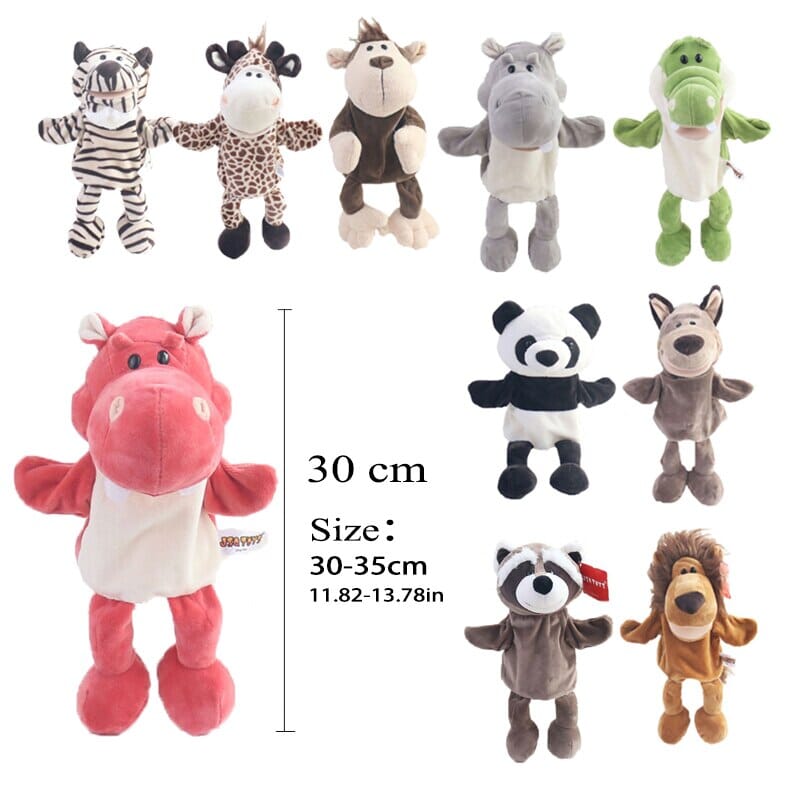 Big World Enterprises puppet Pubbets Zoo 35cm Moving Mouth Animal Puppets