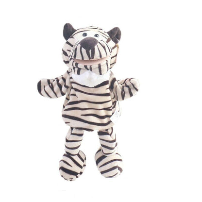 Big World Enterprises puppet Tiger Pubbets Zoo 35cm Moving Mouth Animal Puppets