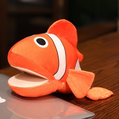 Big World Enterprises Red Fish Ocean Adventures Hand Puppets. 25-30cm - 9 Animals