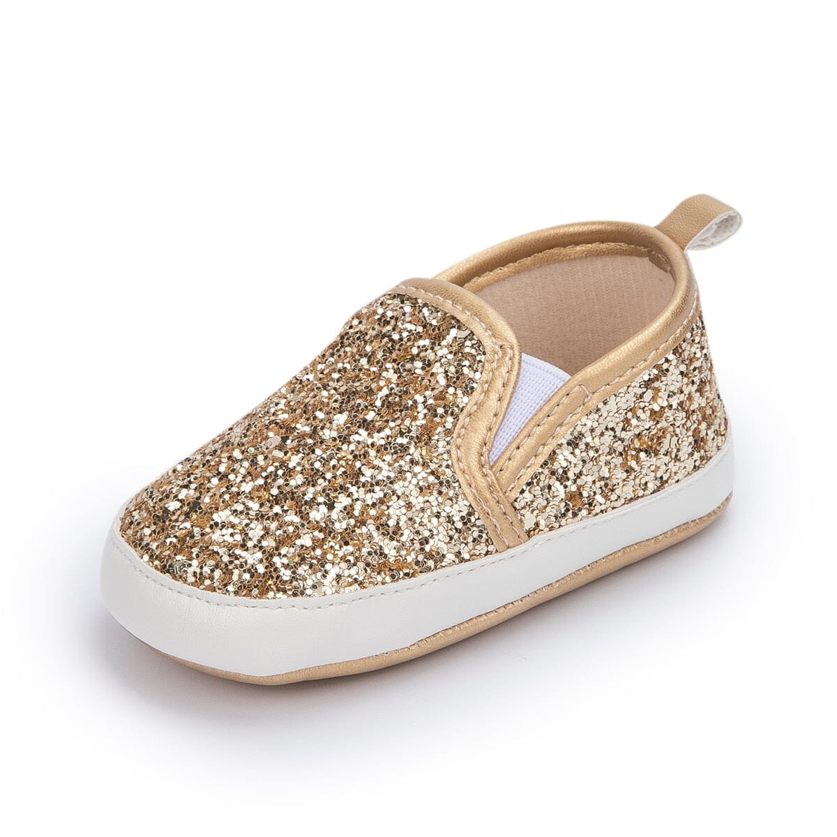 Blissy Premium Outfitters Gold / 13-18 Months Pubbets Glitter Sneakers. Perfect for our Full-Body Puppets!