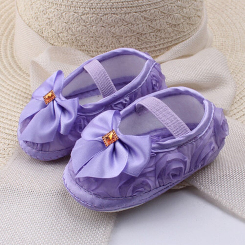 Blissy Premium Outfitters purple / 13-18 Months Pubbets Fashionista Shoes with Charm & Bow. Perfectly Pubbet Sized!