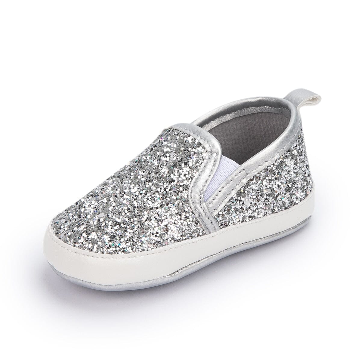 Blissy Premium Outfitters Silver / 13-18 Months Pubbets Glitter Sneakers. Perfect for our Full-Body Puppets!