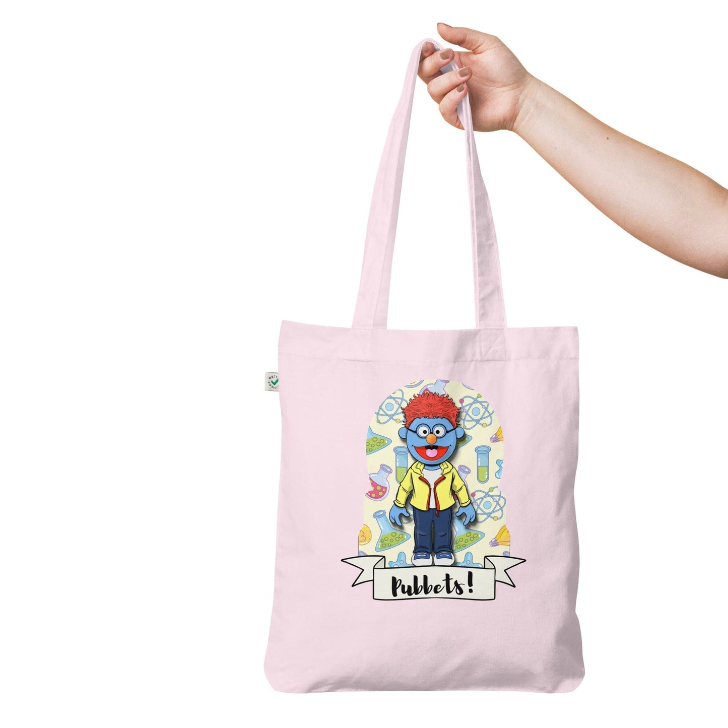 Pubbets Merch Candy Pink Pubbet 4: Marvin Organic Fashion Tote Bag