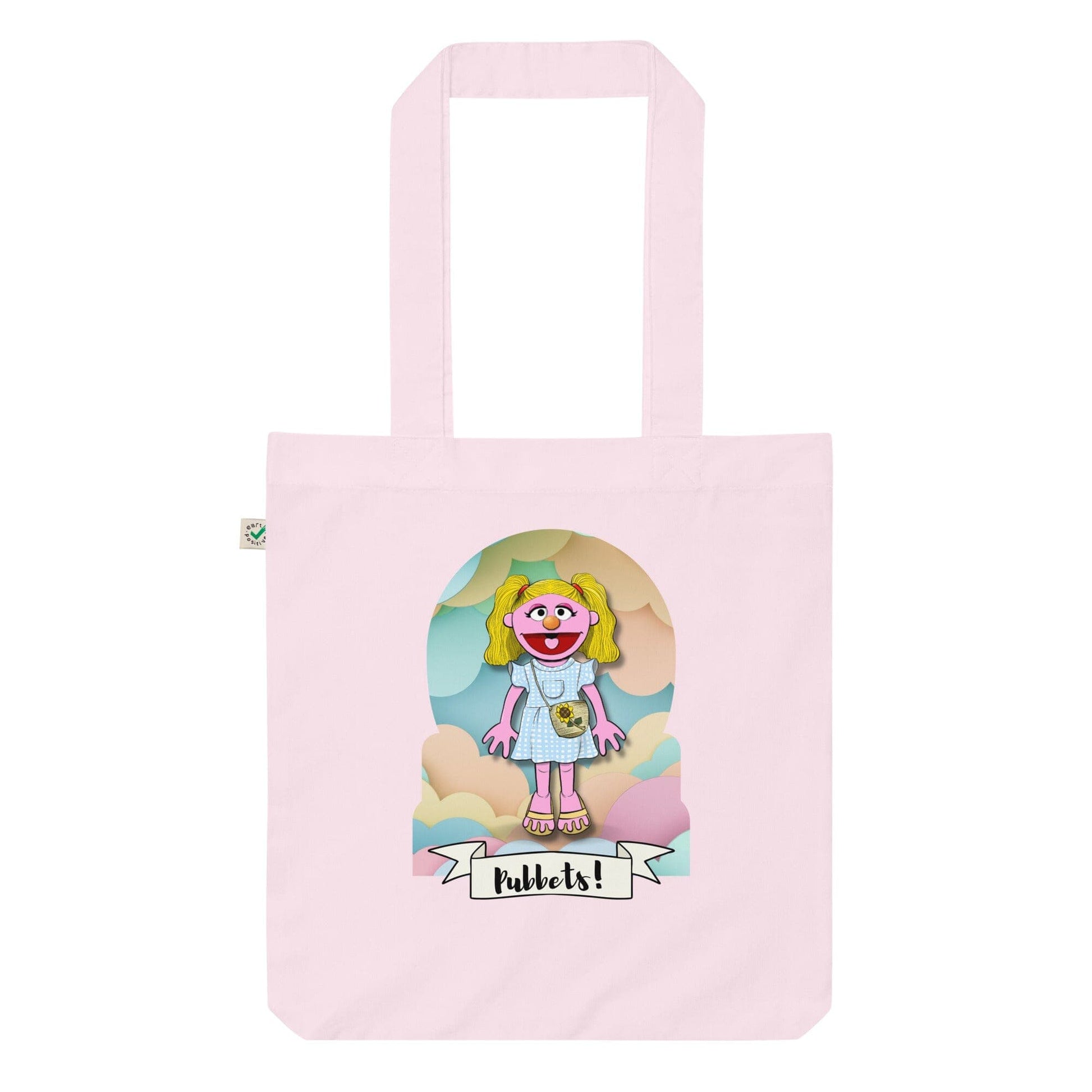 Pubbets Merch Candy Pink Rosey Organic Fashion Tote Bag
