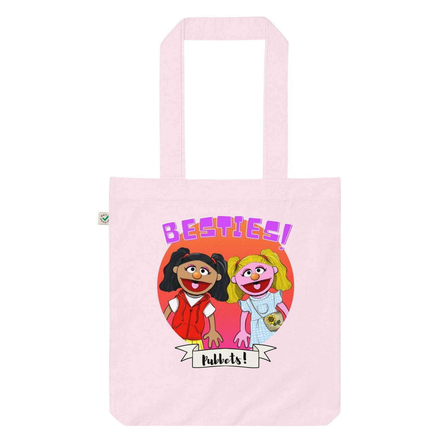 Pubbets Merch Rosey & Josie - Besties! Organic Fashion Tote Bag